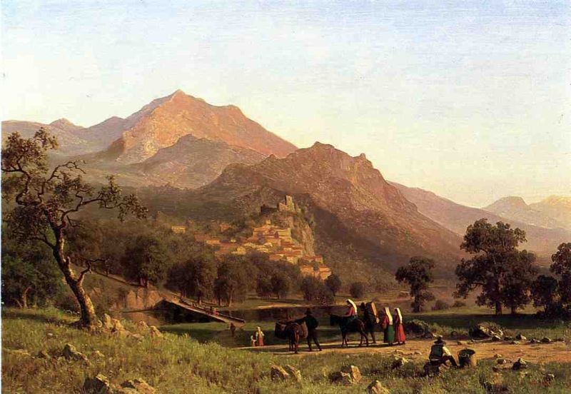 Albert Bierstadt Rocca de Secca